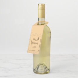 Colgador Para Botellas Feliz Día de los Padres