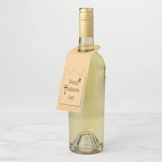 Colgador Para Botellas Feliz Día de los Padres (En perspectiva)