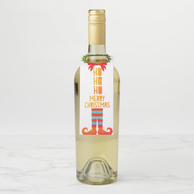 Colgador Para Botellas Feliz Navidad (En botella)