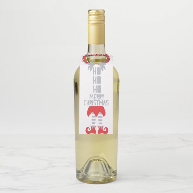 Colgador Para Botellas Feliz Navidad (En botella)