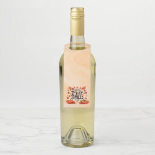 Colgador Para Botellas Feliz Otoño para todos clásico