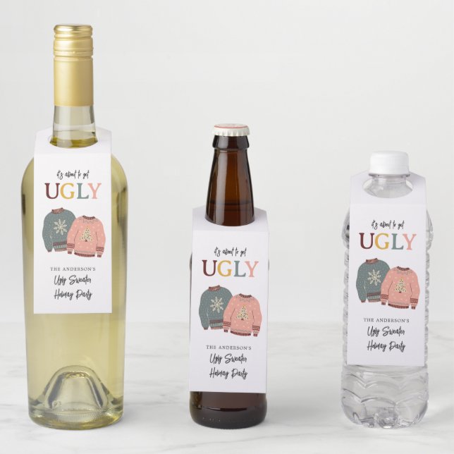 Colgador Para Botellas Festividades Navidades de fiestas navideñas adorab (In situ)