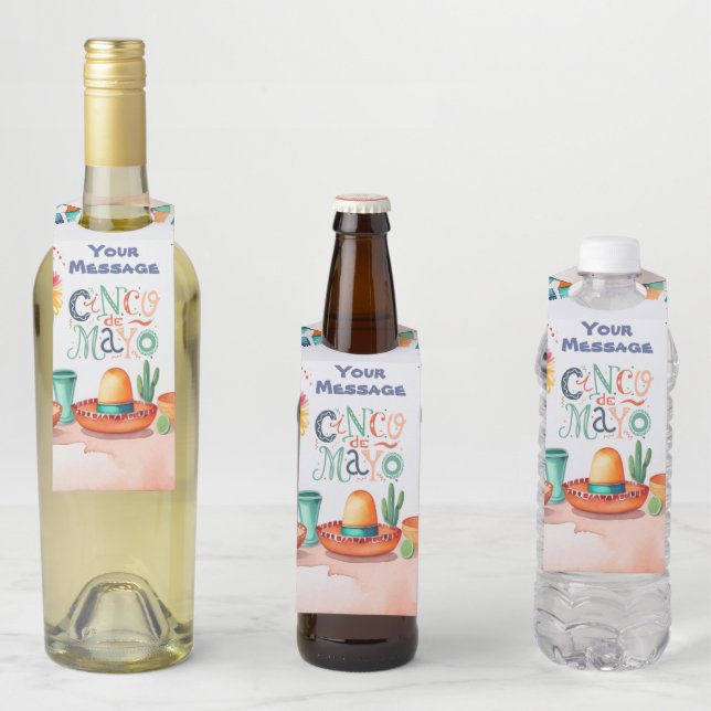Colgador Para Botellas Fiesta Cinco De Mayo (In situ)