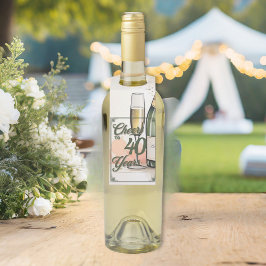 Colgador Para Botellas Fiesta de Años de Cheers