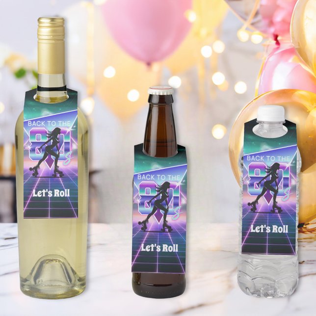 Colgador Para Botellas Fiesta de Cumpleaños de Patinaje sobre Ruedas Vapo (Subido por el creador)
