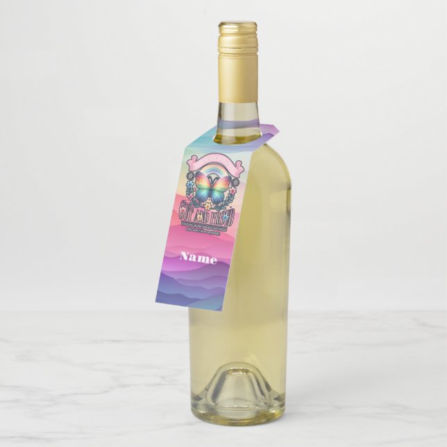 Colgador Para Botellas Fiesta Orgullosa y Abierta del Orgullo Gay (En perspectiva)