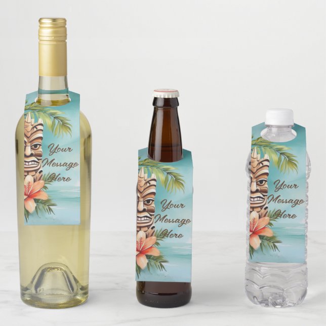 Colgador Para Botellas Fiesta Tropical Tiki (In situ)