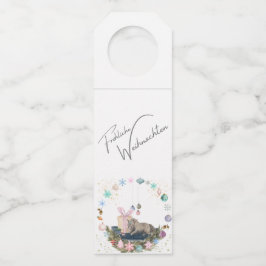 Colgador Para Botellas Flaschen Anhänger , Weihnachtsbild mit Pferd