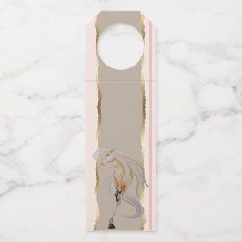 Colgador Para Botellas Flaschenanhänger mit edlem Pferdemotiv