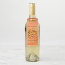 Fondo naranja Y Calabazas