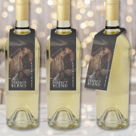 Colgador Para Botellas Foto de Boda Mezcla Perfecta
