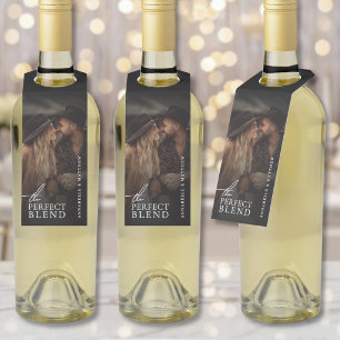 Colgador Para Botellas Foto de Boda Mezcla Perfecta