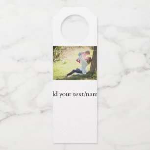 Colgador Para Botellas Foto de la familia de la hija madre añadir el nomb