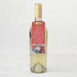 Colgador Para Botellas Foto del navidad de la alegría del día de fiesta