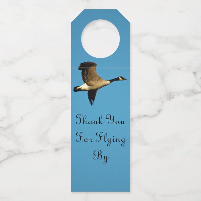 Colgador Para Botellas Ganso canadiense en vuelo (Anverso)