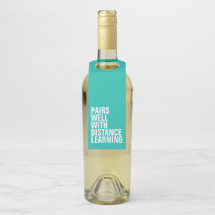 Colgador Para Botellas Gracioso regalo de aprendizaje a distancia