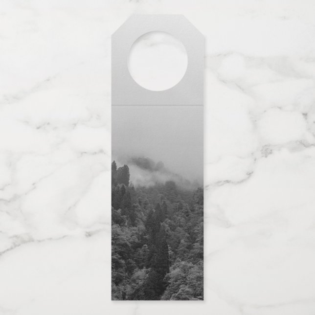 Colgador Para Botellas Guay, mágica naturaleza nebulosa (Anverso)