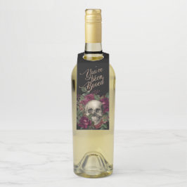 Colgador Para Botellas Halloween, Skull, Halloween gótico, suministros de