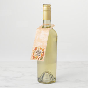 Colgador Para Botellas Hola Hojas de otoño y bellotas