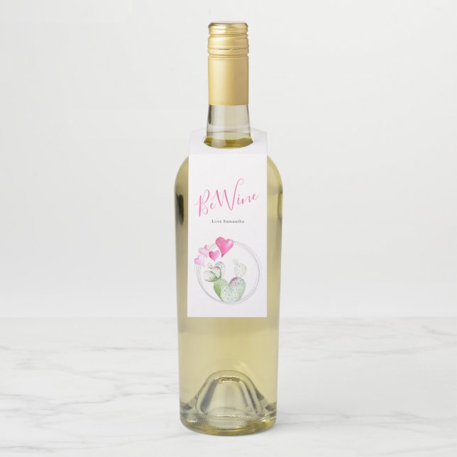 Colgador Para Botellas Ideas de fiesta de San Valentín para ser el vino (En botella)