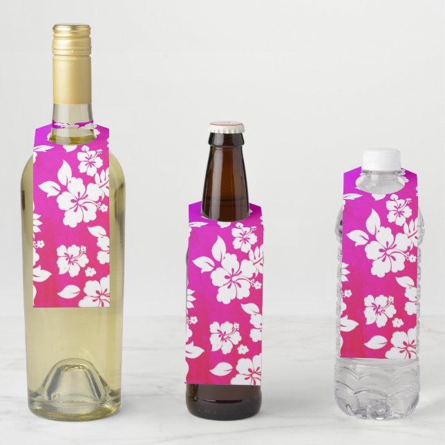 Colgador Para Botellas Impresión hawaiana (In situ)