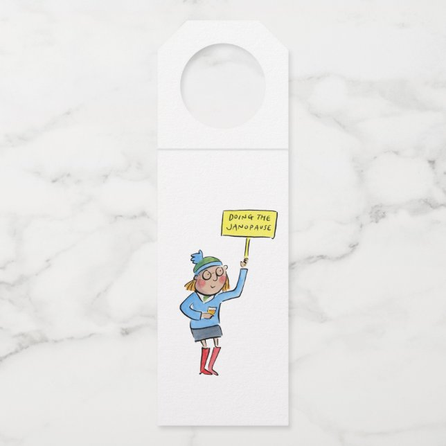 Colgador Para Botellas Janopausa (Anverso)
