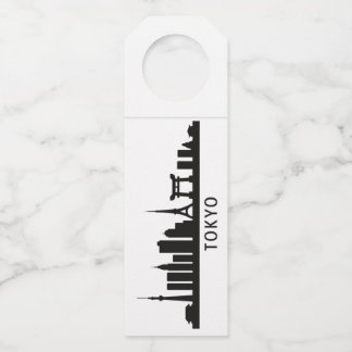 Colgador Para Botellas Japan Cityscape Travel | Tokyo Skyline Silhouette