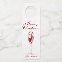 Colgador Para Botellas Jolly Navidades vitorea con Santa Champagne