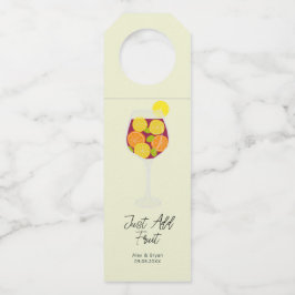 Colgador Para Botellas Kit de Mezcla de Cóctel de Vino Sangría Solo Agreg