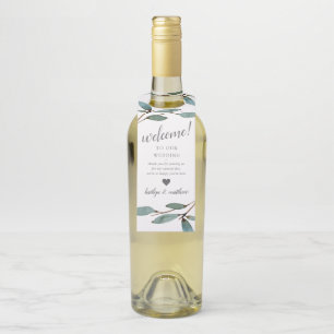 Colgador Para Botellas La Colección de Bodas Botanical Bliss