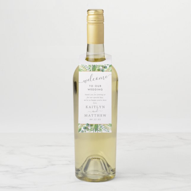 Colgador Para Botellas La Colección de Bodas La Vegetación y el Oro (En botella)