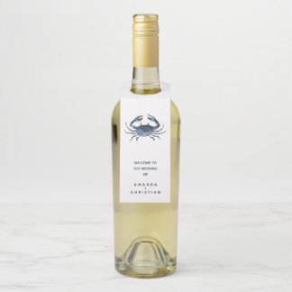 Colgador Para Botellas La langosta azul | BIENVENIDA A LA BODA INVITADO