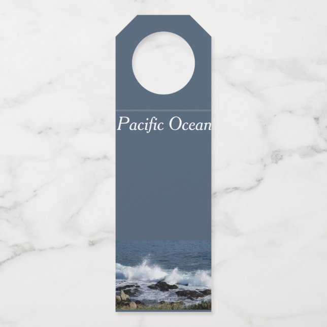 Colgador Para Botellas La ola del Océano Pacífico     (Anverso)