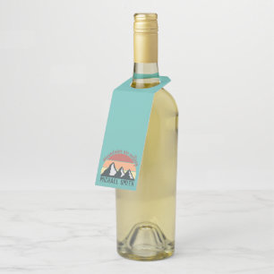 Colgador Para Botellas Las montañas de los pasteles de época llaman cielo