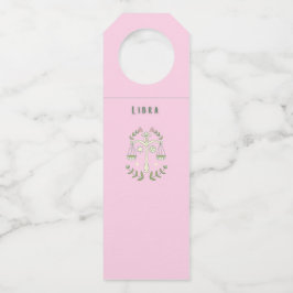 Colgador Para Botellas Libra Rosa, zodiaco, signo zodiacal