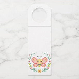 Colgador Para Botellas Lindo, primavera/mariposa