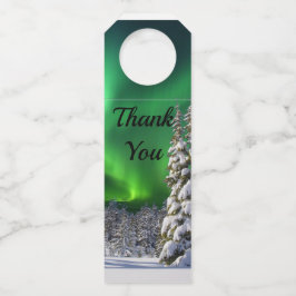 Colgador Para Botellas Luces boreales durante el invierno