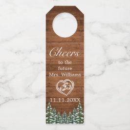 Colgador Para Botellas Madera y bosques nevados vitorean la ducha de novi