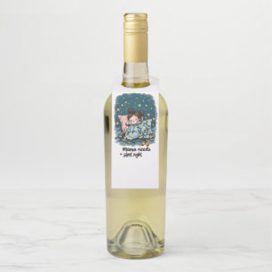 Colgador Para Botellas Mamá necesita una noche silenciosa