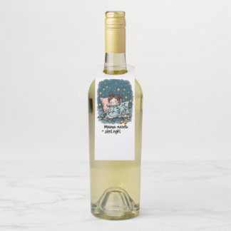Colgador Para Botellas Mamá necesita una noche silenciosa
