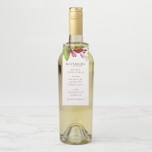 Colgador Para Botellas Maravillas de su amor acuarela Holiday