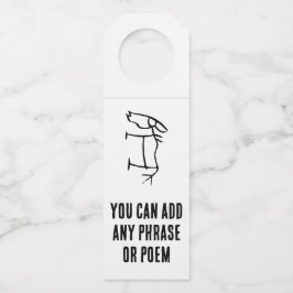 Colgador Para Botellas Maravilloso caballo-zodiaco chino-#001-