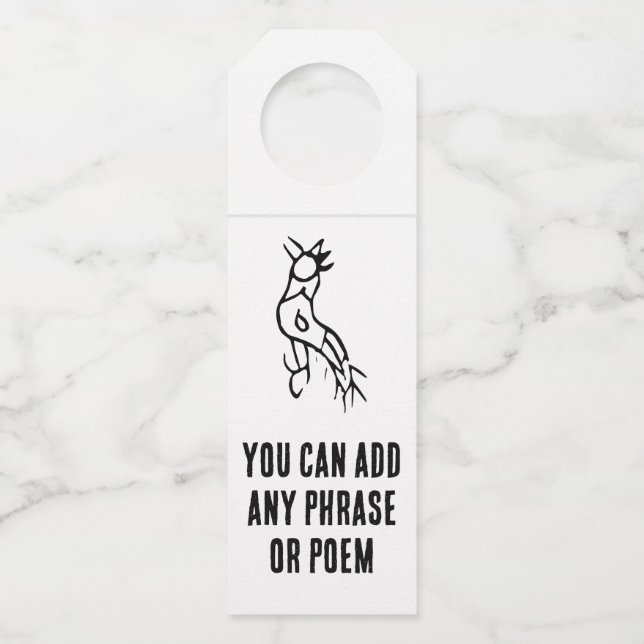 Colgador Para Botellas Maravilloso Zodiaco Chino-Gallo#001- (Anverso)