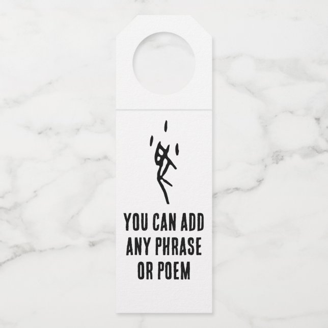 Colgador Para Botellas Maravilloso Zodiaco Chino-Ratón-#001- (Anverso)