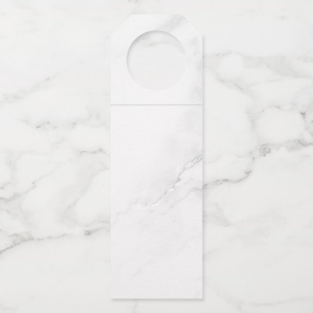 Colgador Para Botellas Mármol Blanco (Anverso)