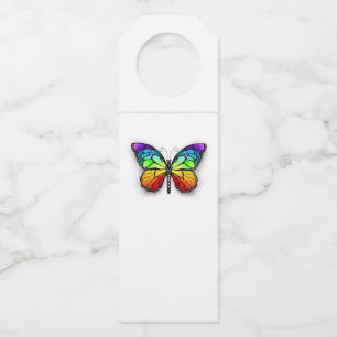 Colgador Para Botellas Monarca de mariposa arcoiris