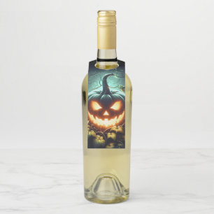 Colgador Para Botellas Naturaleza espeluznante calabaza de Halloween bril