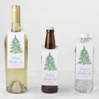 Colgador Para Botellas Navidad Chinoiserie Azul