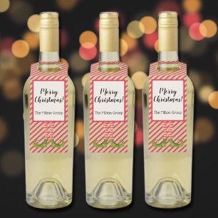 Colgador Para Botellas Navidades Elf Leg Holiday
