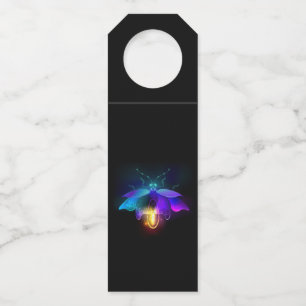 Colgador Para Botellas Neon Firefly en negro